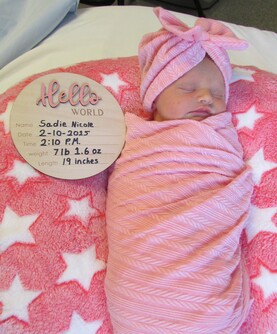 Sadie Nicole Baby Pic